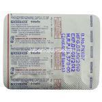 フェノキシベンザミン(Dibenzyline Generic), Fenoxenem, 10mg　カプセル (Samarth Life Sciences) 包装裏面